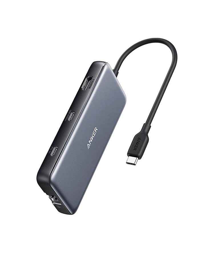 Anker 555 USB-C Hub ((8-in-1) Hubs and Docks Grå | KR684688Z3