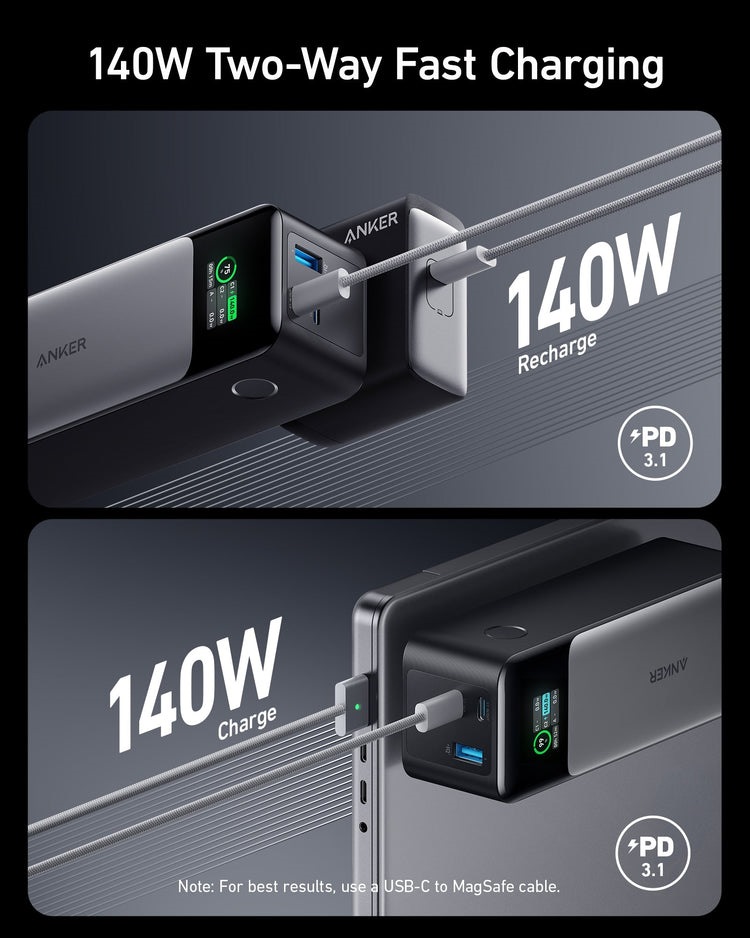 Anker 737 Power Bank ((PowerCore 24K) Powerbank Sort | ZK092849A2