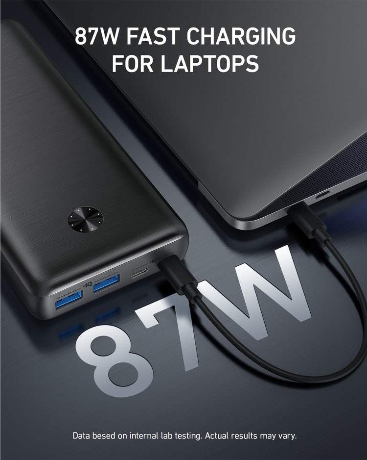 Anker 747 Power Bank ((PowerCore 26K for Laptop) Powerbank Sort | XD014931R4